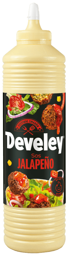 Sos jalapeno Develey 890g widok 1