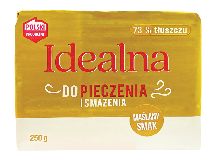 Margaryna Idealna maślany smak 73% 250g widok główny