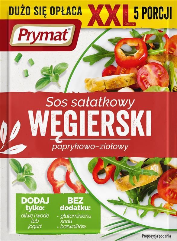 Sos sałatkowy węgierski XXL Prymat 45g widok 1