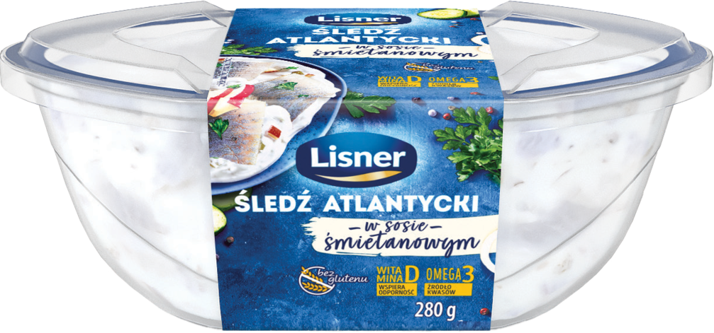 Filety w sosie Lisner 280g mix widok główny