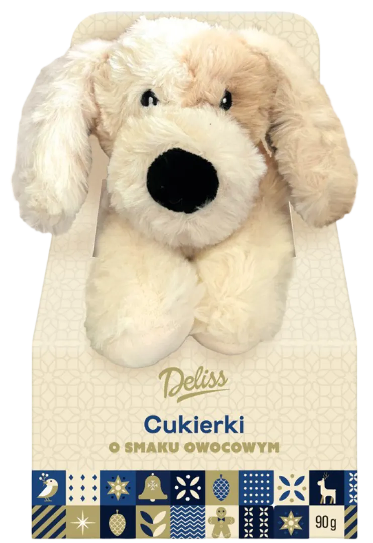 Cukierki owocowe z maskotką Deliss 90g mix BN25 widok 1