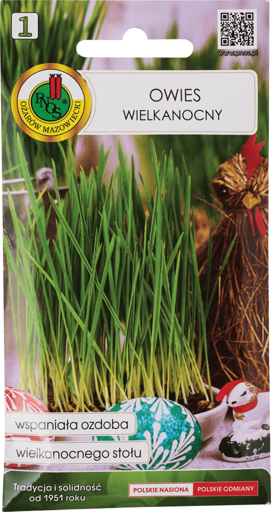 Nasiona Owies wielkanocny 20g widok 1