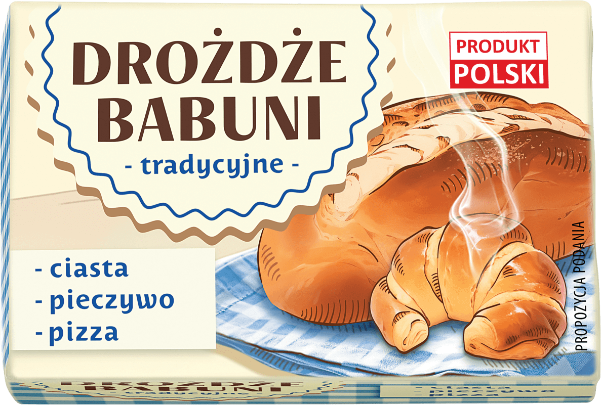 Drożdże Babuni 100g widok 1