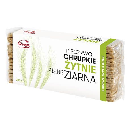 Pieczywo chrupkie żytnie Tovago 200g widok 1