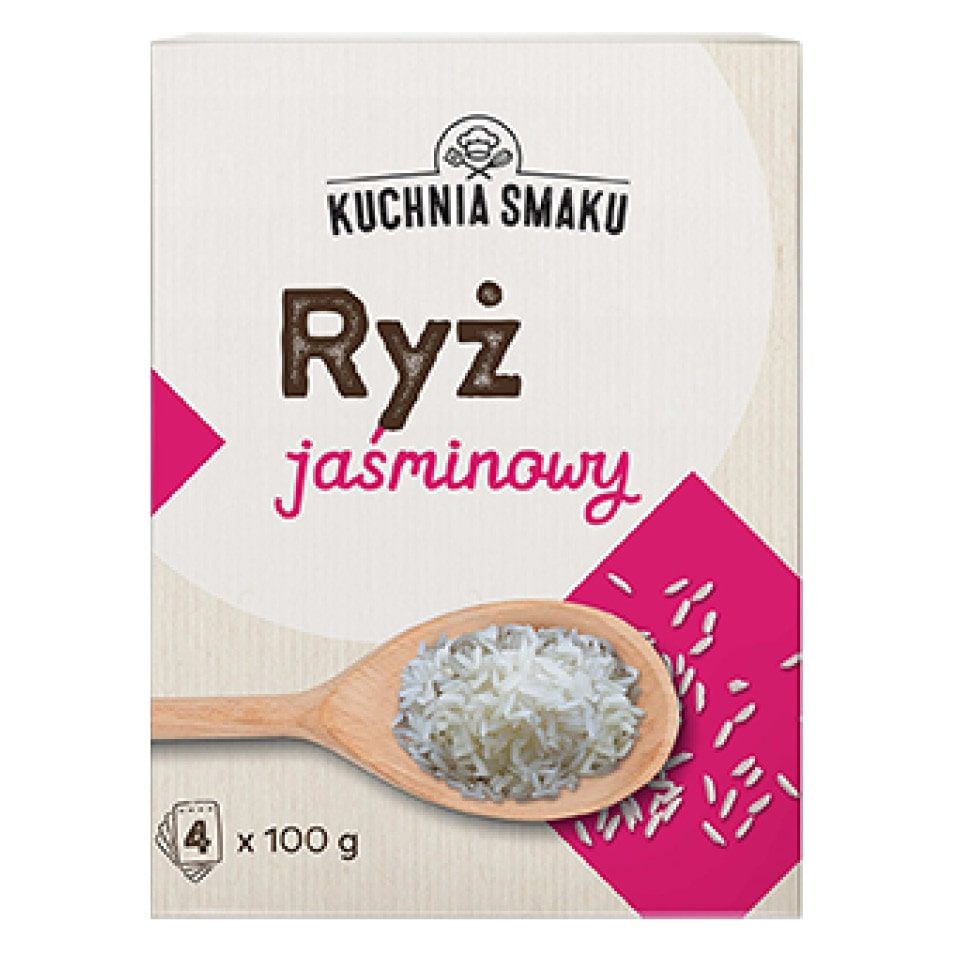 Ryż jaśminowy Kuchnia Smaku 4x100g widok główny