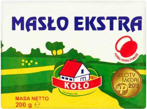 Masło ekstra 82% OSM Koło 200g widok 1