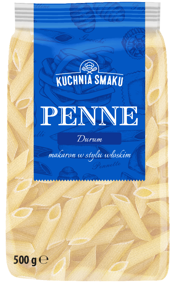 Makaron durum penne Kuchnia Smaku 500g widok 1