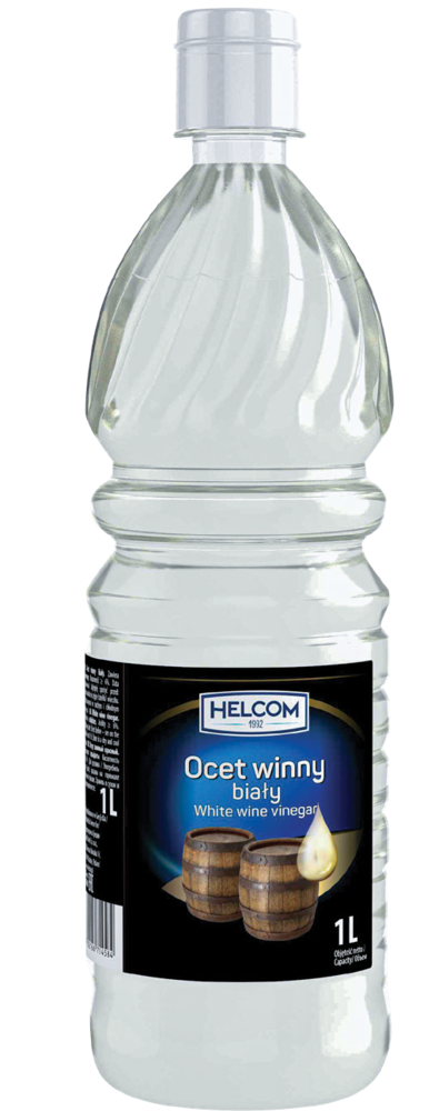Ocet winny biały Helcom 1l widok 1