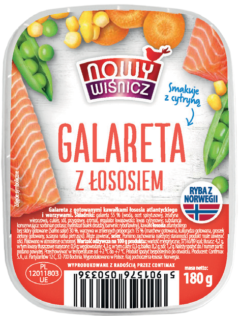 Galareta rybna Nowy Wiśnicz 180g mix widok 3