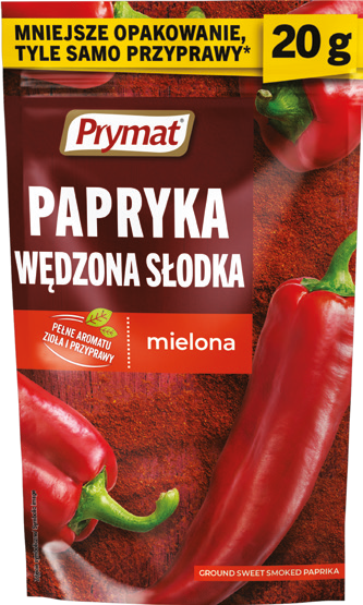 Papryka słodka wędzona Prymat 20g widok 1