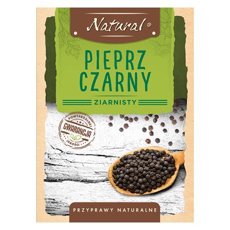 Pieprz czarny ziarnisty Natural 20g widok 1