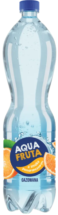 Napój gaz. o sm. pomarańczowym Aqua Fruta 1,5l widok 1
