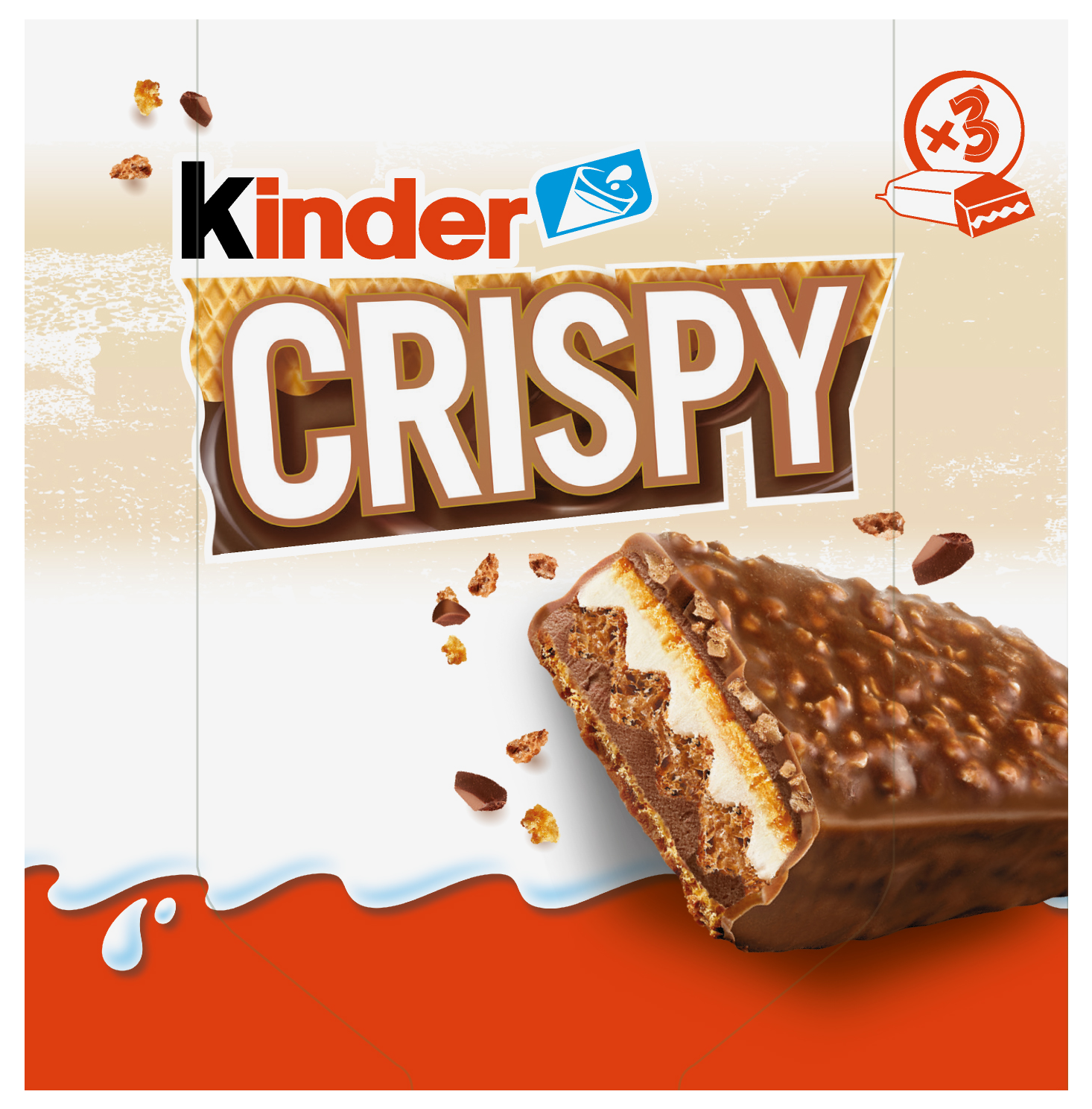 Baton Kinder Crispy 3x34g widok 1