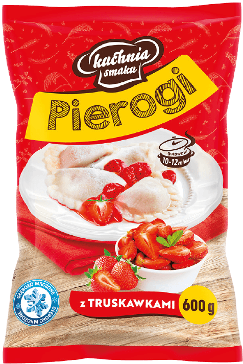 Pierogi z truskawkami Kuchnia Smaku 600g widok główny