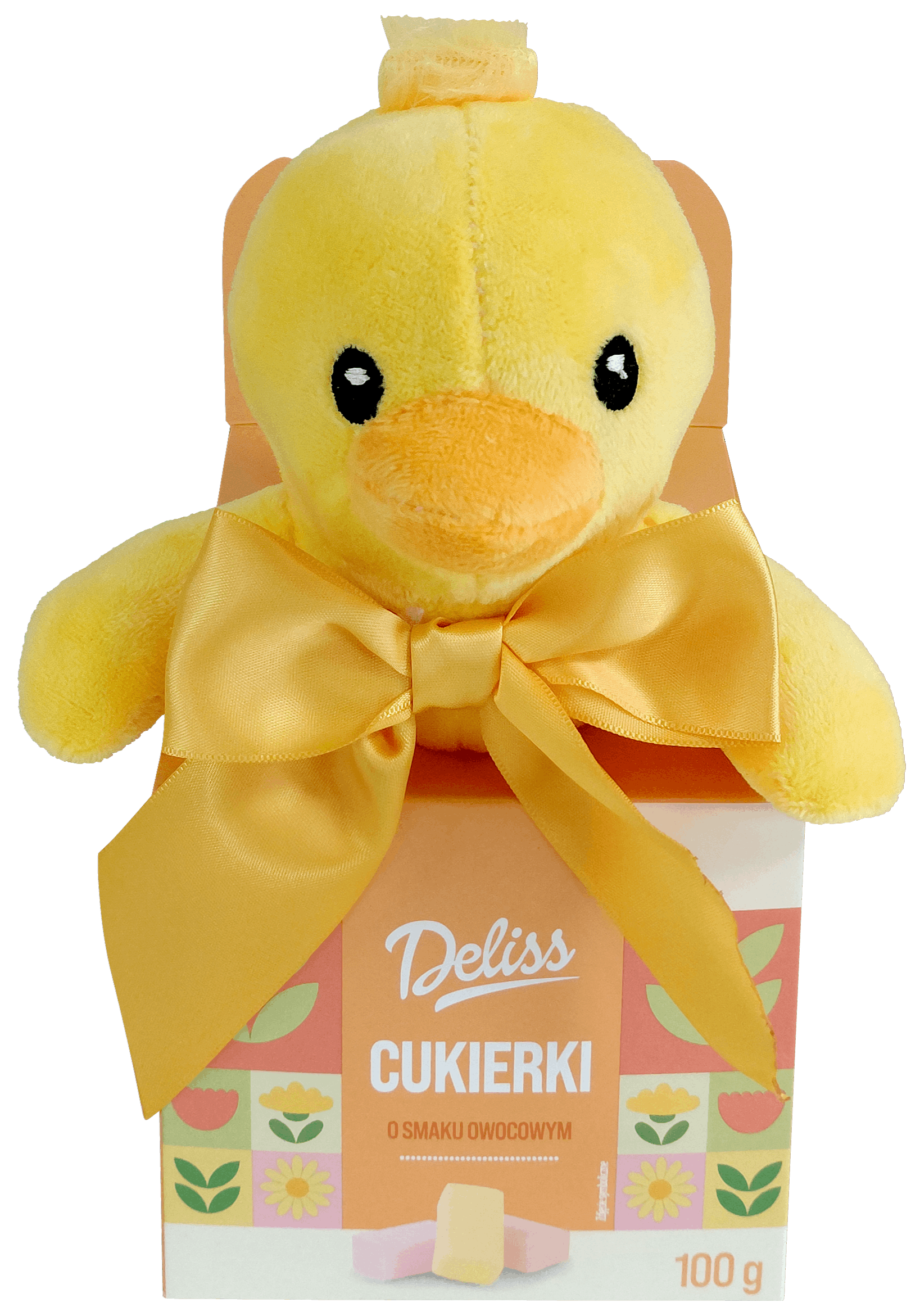 Cukierki owocowe z maskotką Deliss 100g widok 1