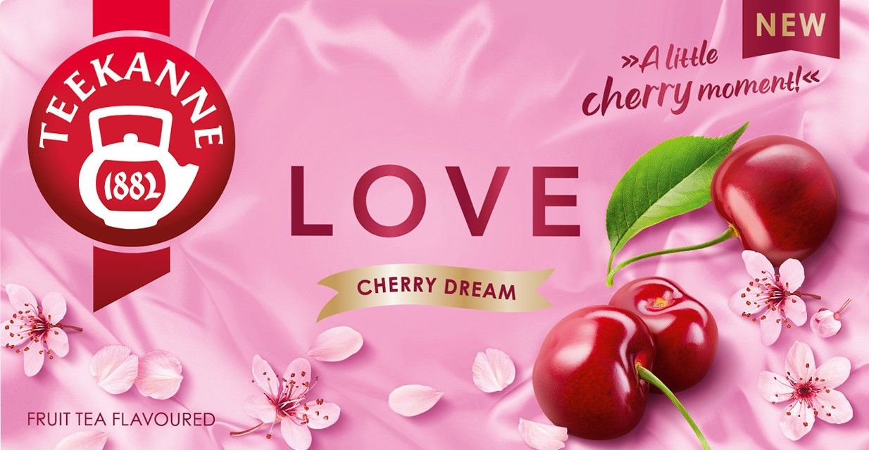 Herbatka owoco Love cherry dream Teekanne 20x2,2g widok 1