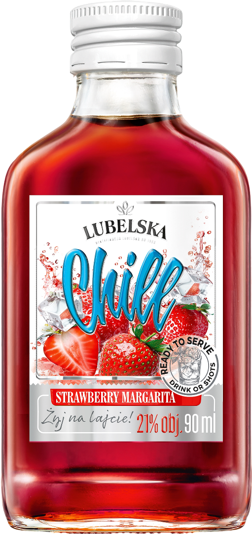 Likier Lubelska chill strawber. margarita 90ml 21% widok główny 
