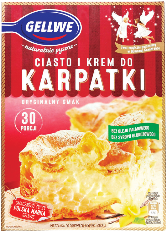 Ciasto karpatka+krem Gellwe 340g widok 1