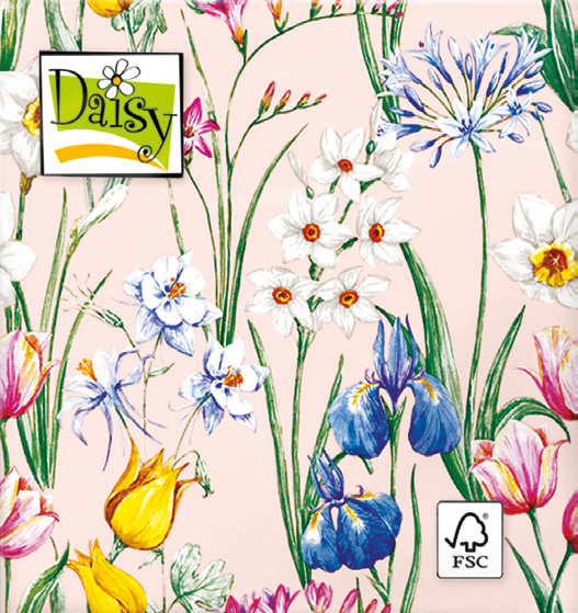 Serwetki Daisy 33x33cm 20szt widok 1