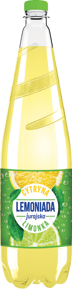 Lemoniada gaz. cytryna limonka Jurajska 1,25l widok 1