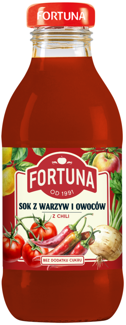 Sok z warzyw i owoców z chili Fortuna 300ml widok 1