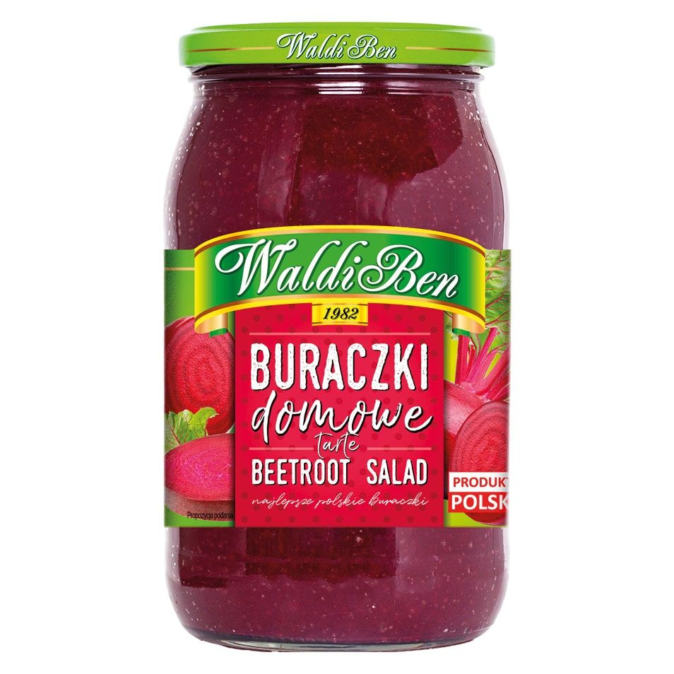 Buraczki domowe tarte Waldiben 900g widok 1