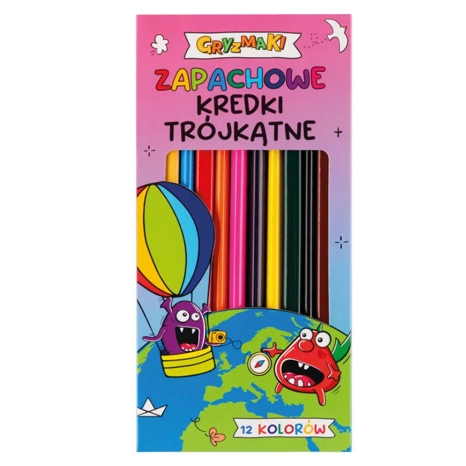 Kredki Zapachowe/Akwarelowe Gryzmaki 12szt Sz24 widok 1