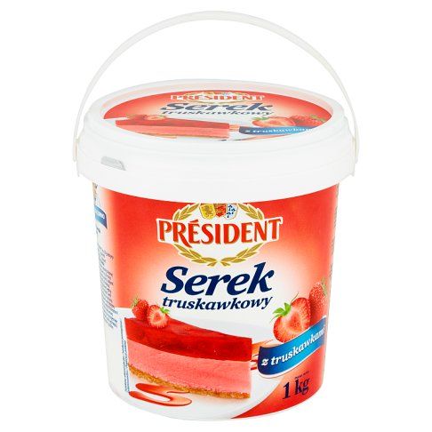 Serek truskawkowy President 1kg widok 2
