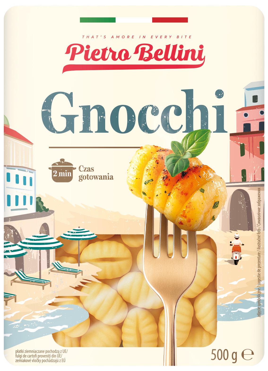 Makaron gnocchi Pietro Bellini 500g widok 1