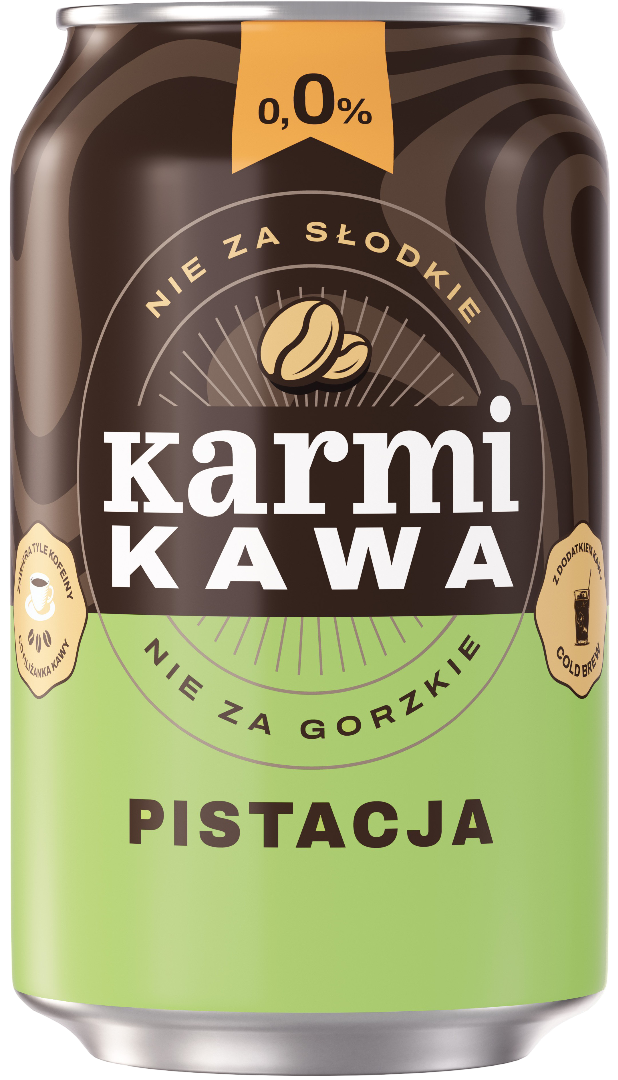 Piwo Karmi kawa pistacja 330ml 0% puszka widok 1