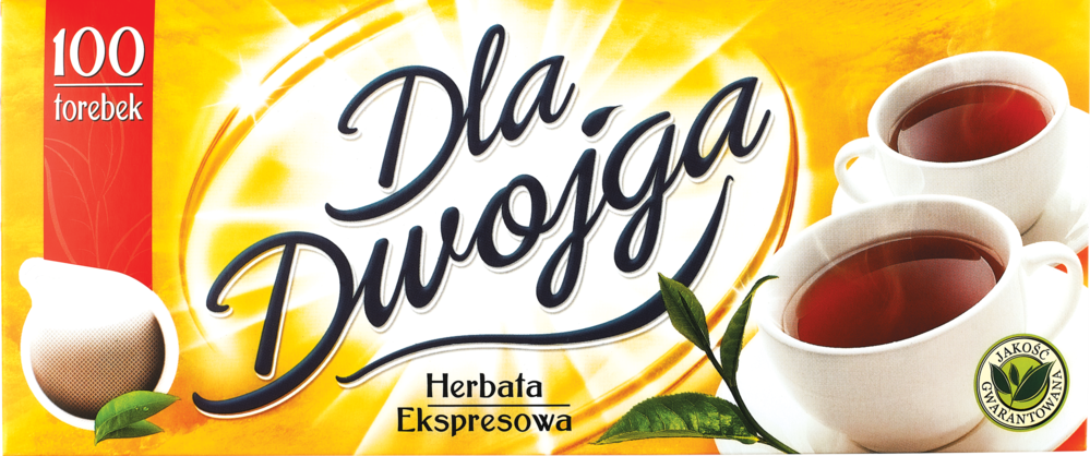 Herbata czarna ekspres. Dla Dwojga Roger 100x1,4g widok główny