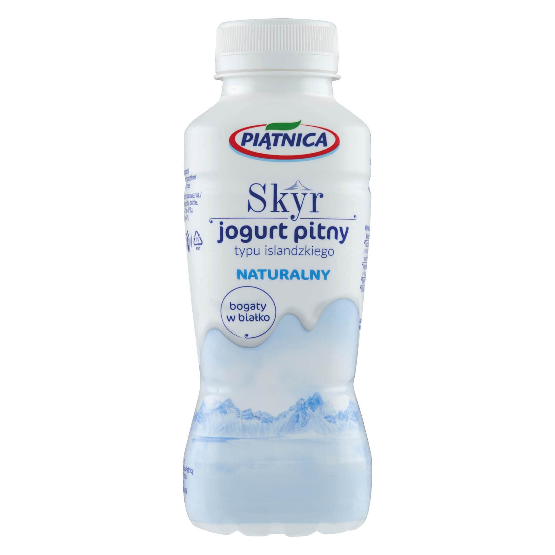 Jogurt pitny skyr naturalny OSM Piątnica 330ml widok główny