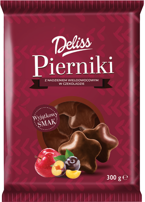 Pierniki nadziewane Deliss 300g widok 1