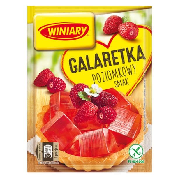 Galaretka poziomkowa Winiary 71g widok 1