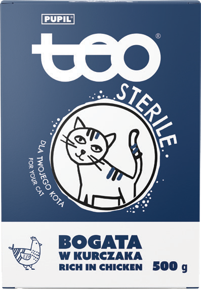 Karma dla kota sucha kurczak Teo 500g widok główny