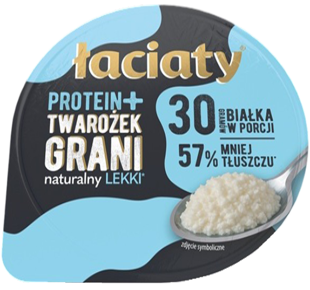 Twarożek grani lekki Łaciaty Protein+ 200g widok 1