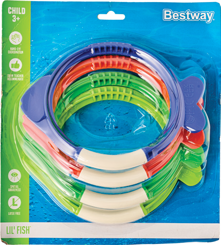 Zabawki do nurkowania Lil'Fish Bestway 4szt D25 widok 1