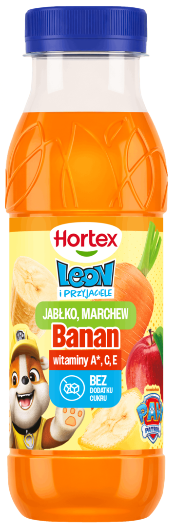 Sok jabłko marchew banan Leon Psi Patrol 300ml widok 1
