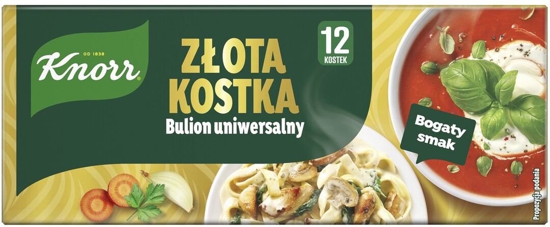 Bulion złota kostka Knorr 120g widok 1