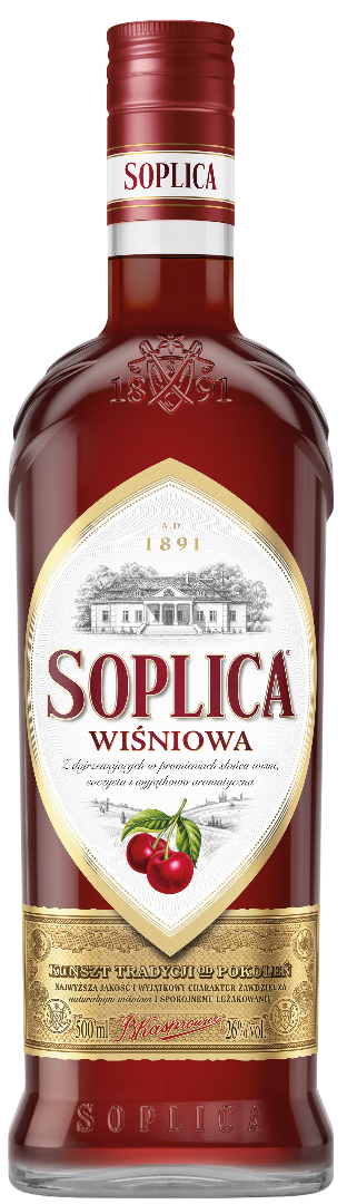Likier Soplica wiśniowa 0,5l 26% widok główny