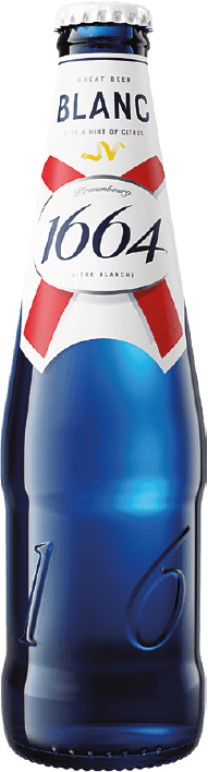 Piwo Blanc 1664 330ml 5% but. bzzw. widok główny 