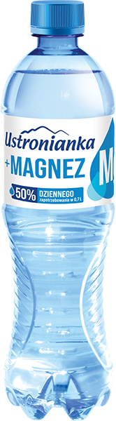 Woda Gaz. Z Magnezem Ustronianka 0,7l widok 1