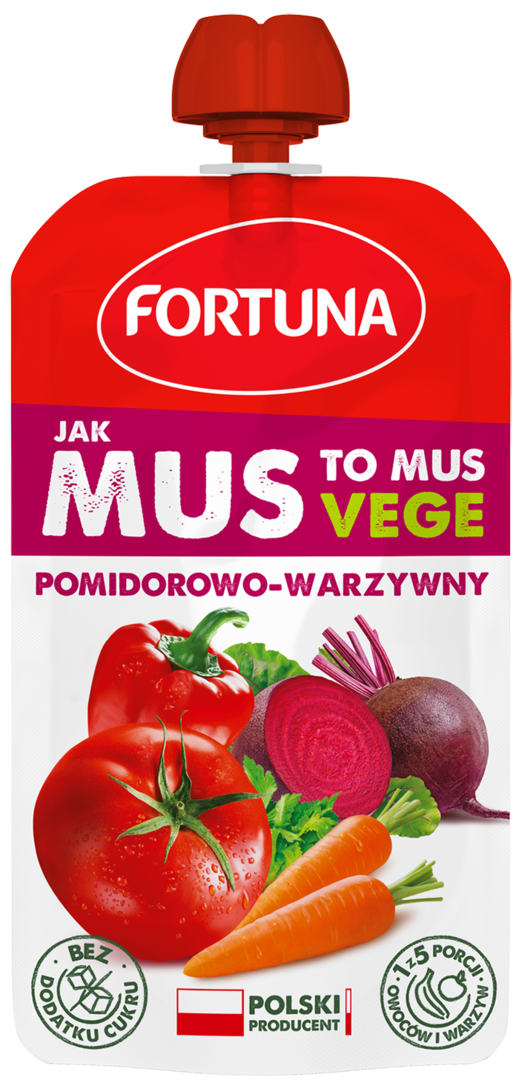 Mus pomidorowo warzywny vege Fortuna 200g widok 1