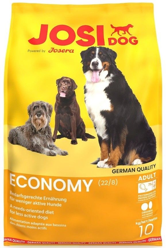 Karma dla psa sucha z drobiem JosiDog Economy 10kg widok 1