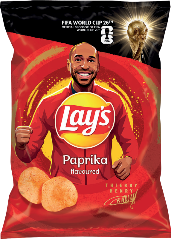 Chipsy papryka Lay's 200g widok główny