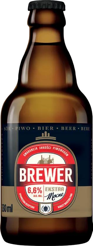 Piwo Brewer extra mocne 330ml 6,6% but. bzzw. widok 1