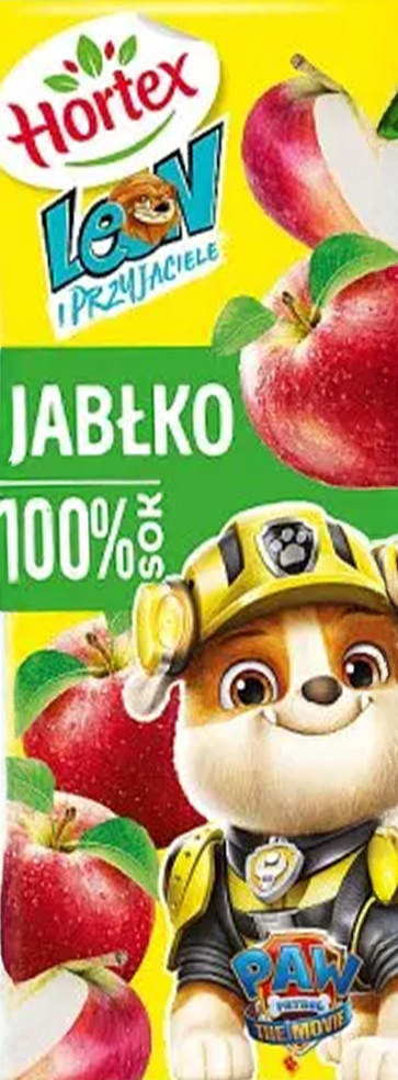 Sok jabłkowy Psi Patrol Hortex 200ml widok główny 