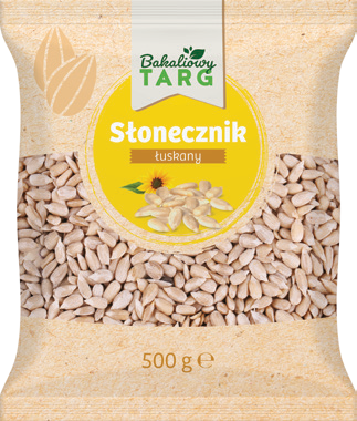 Słonecznik łuskany Bakaliowy Targ 500g widok główny