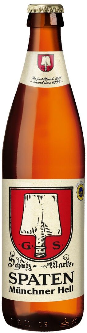 Piwo Spaten Munchner Hell 0,5l 5,2% but. bzzw. widok 1