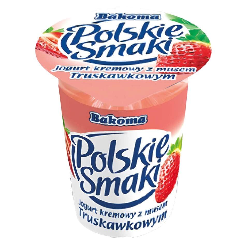 Jogurt kremowy z musem Polskie Smaki 120g mix widok 1
